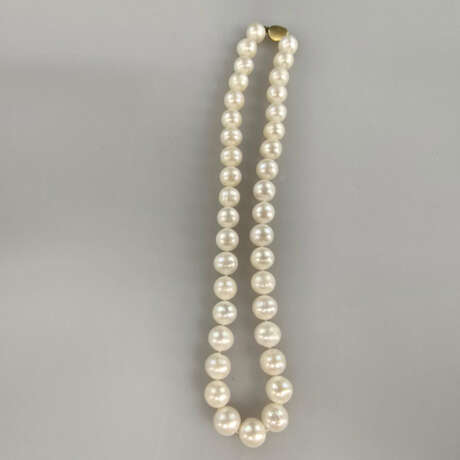 Perlencollier mit Goldverschluss - Zuchtperlenkett… - фото 3
