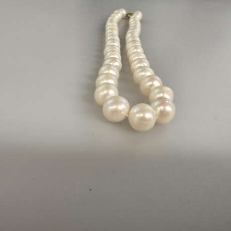 Perlencollier mit Goldverschluss - Zuchtperlenkett… - фото 4