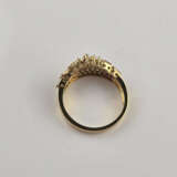 Goldring - Gelbgold 750/000 (18 K), Besatz mit Dia… - фото 6