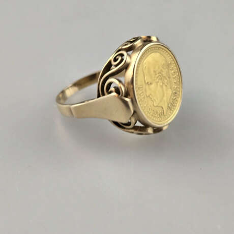 Münz-Goldring - Münze: Mexiko, 2,5 Pesos 1945, 900… - photo 4