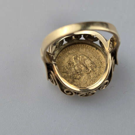 Münz-Goldring - Münze: Mexiko, 2,5 Pesos 1945, 900… - photo 6