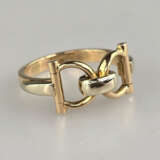 18K-Goldring - Rot-/Gelbgold 750/000, gestempelt, … - photo 1