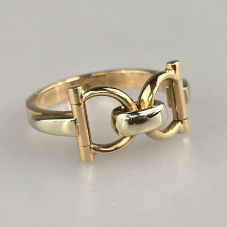 18K-Goldring - Rot-/Gelbgold 750/000, gestempelt, … - photo 1