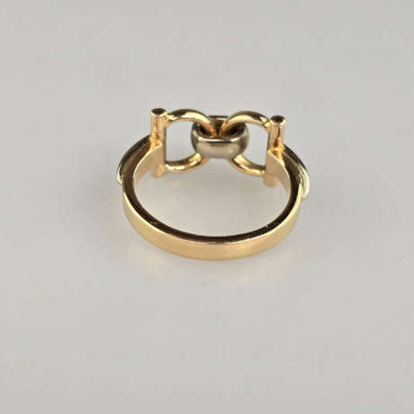 18K-Goldring - Rot-/Gelbgold 750/000, gestempelt, … - photo 4