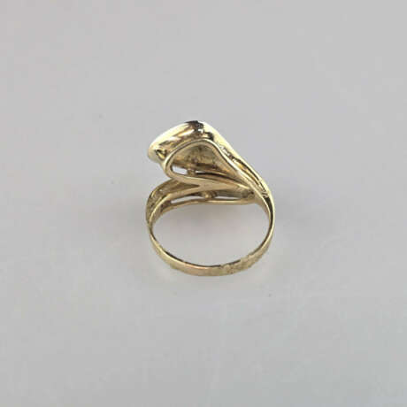 Bicolor-Goldring mit Diamant - Gelb-/Weißgold 585/… - photo 6