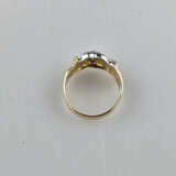 18K-Diamantring - Gelbgold 750/000 (18K), gestempe… - photo 5