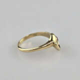 Goldring mit Rubin - Gelbgold 585/000 (14K), geste… - photo 4