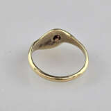 Goldring mit Rubin - Gelbgold 585/000 (14K), geste… - photo 5