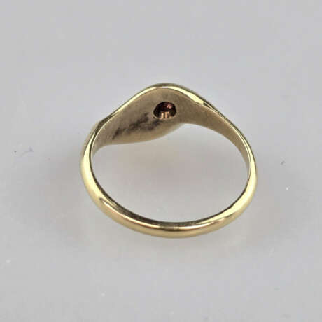 Goldring mit Rubin - Gelbgold 585/000 (14K), geste… - photo 5
