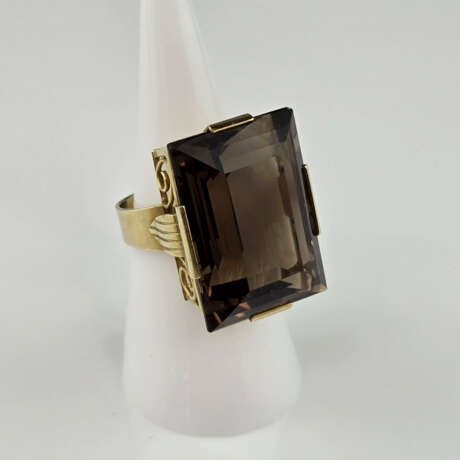 Großer 14K-Topasring - Gelbgold 585/000, punziert,… - photo 2