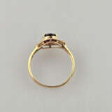 18K-Turmalinring mit Diamanten - Gelbgold 750/000 … - фото 6