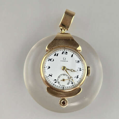 8K-Anhänger mit „OMEGA“-Uhr - Juwelier Gill, abger… - photo 1