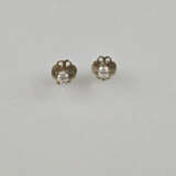 Ein Paar Diamant-Ohrstecker - Gelbgold 750/000, Be… - photo 1