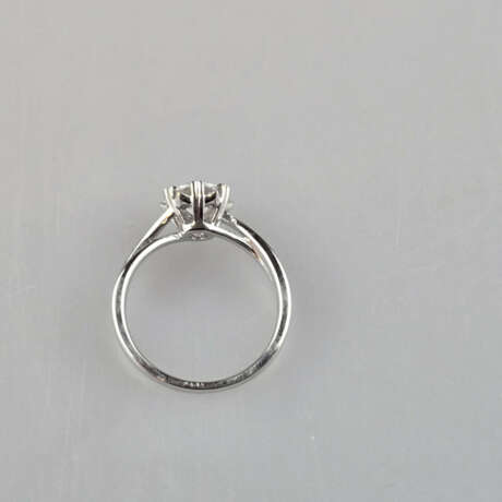 Solitärring - Weißgold 750/000 (18 K), gestempelt,… - фото 5