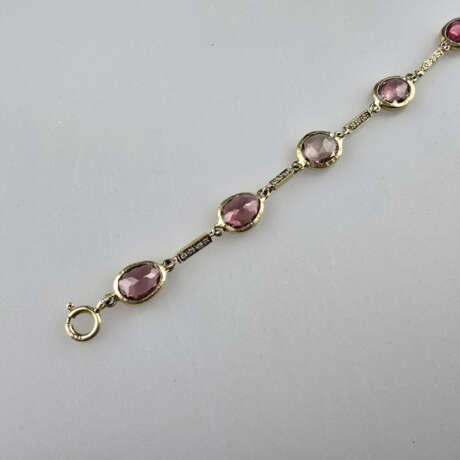 Verspieltes Turmalinarmband - Sterling Silber verg… - фото 2