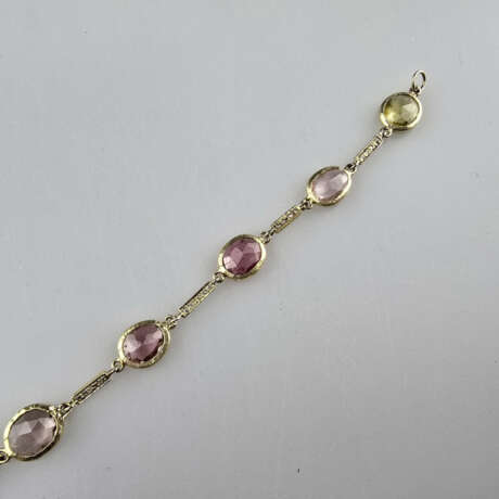 Verspieltes Turmalinarmband - Sterling Silber verg… - фото 3