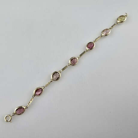 Verspieltes Turmalinarmband - Sterling Silber verg… - фото 4
