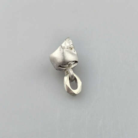 "Memento Mori"- Anhänger - Totenkopf aus Sterling … - фото 3