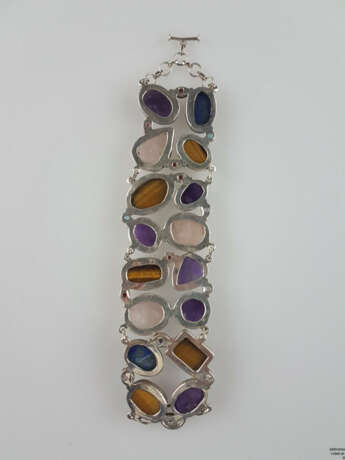 Silberarmband mit Steinbesatz - Sterling Silber 92… - фото 4
