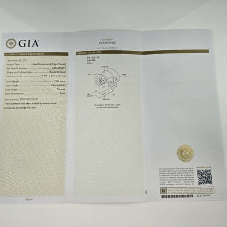 Loser natürlicher schwarzer Fancy-Diamant von 1,04… - photo 6