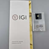 Loser gelber Herz-Diamant von 1,02 ct. mit Lasersi… - photo 7