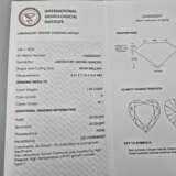 Loser Herz-Diamant von 1,03 ct. mit Lasersignatur … - photo 6
