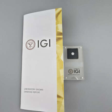 Loser Diamant von 1,01 ct. mit Lasersignatur - Lab… - photo 2