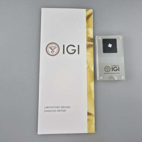 Loser Diamant von 1,02 ct. mit Lasersignatur - Lab… - фото 7