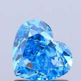 Loser blauer Diamant von 1,07 ct. im Herzschliff m… - фото 1