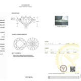 Loser Diamant von 5,00 ct. mit Lasersignatur - Lab… - фото 2