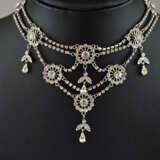Filigranes Vintage-Collier in Diamant-Optik - Butl… - фото 1