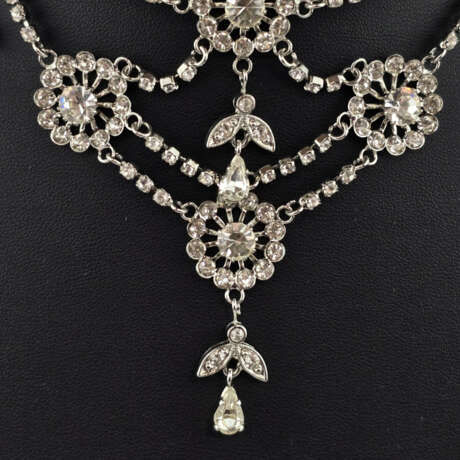 Filigranes Vintage-Collier in Diamant-Optik - Butl… - фото 2