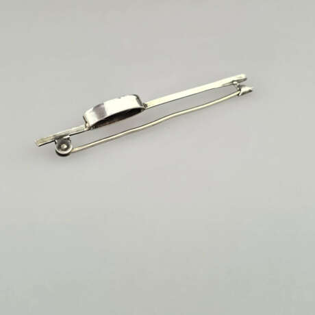 Vintage-Silberbrosche mit Amethyst - Silber, am Na… - фото 4