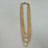 Vintage-Collier - Metall in Rotgoldoptik, 7-sträng… - Foto 3