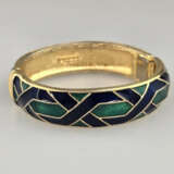 Vintage-Armspange-- D'ORLAN PARIS, Metall vergolde… - photo 1