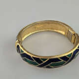 Vintage-Armspange-- D'ORLAN PARIS, Metall vergolde… - photo 3