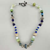 Farbenfrohe Vintage-Halskette im Hippie-Stil - abw… - фото 4