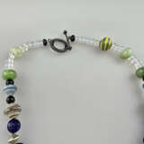 Farbenfrohe Vintage-Halskette im Hippie-Stil - abw… - фото 6