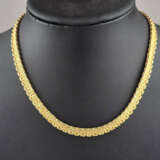 Vintage-Bandcollier - MONET / USA, Metall vergolde… - Foto 1
