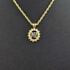 Vintage-Designer-Collier - NINA RICCI, goldfarbene…