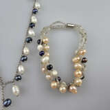 Vintage-Perlenkette und -Armband - Halskette mit b… - фото 2