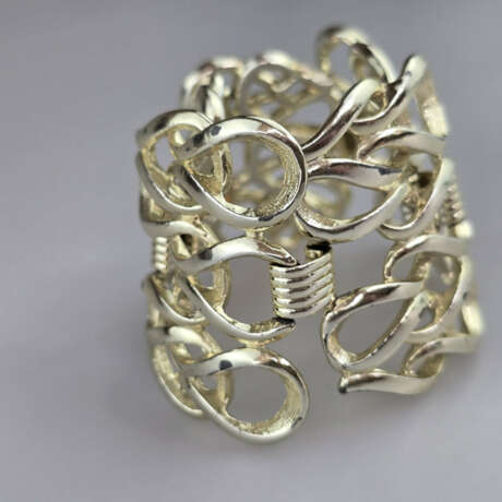 Breites Vintage-Armband - SARAH COVENTRY/ USA, gol… - photo 3