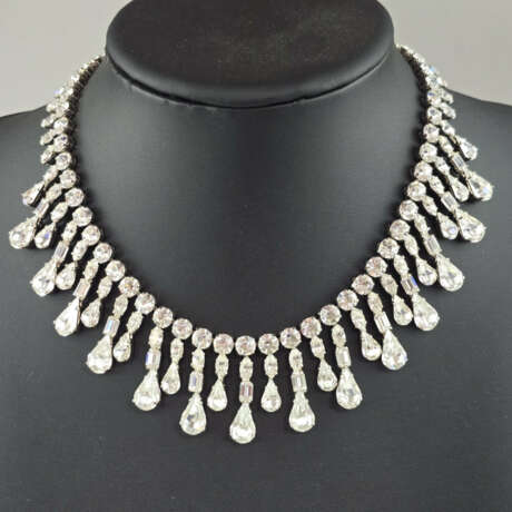Prunkvolles Vintage-Collier in Diamant-Optik -SCHR… - фото 1