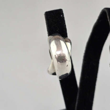 Ein Paar Vintage-Ohrclips/Halbcreolen - Sterling S… - Foto 2