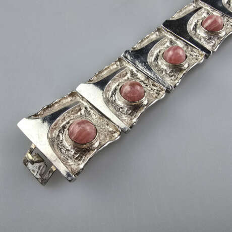 Vintage-Silberarmband - Gliederarmband mit 6 Rhodo… - Foto 1