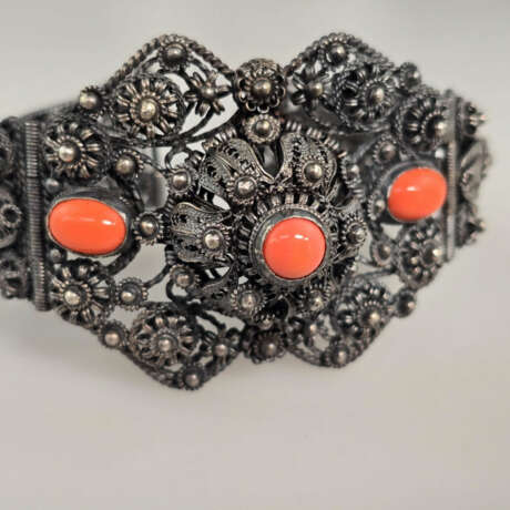 Vintage-Armreif aus Silber - feine Handarbeit aus … - photo 3