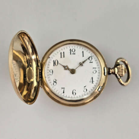 Savonette-Damentaschenuhr - Schweiz, 2 Deckel-585/… - photo 2