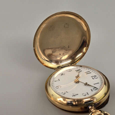 Savonette-Damentaschenuhr - Schweiz, 2 Deckel-585/… - photo 3