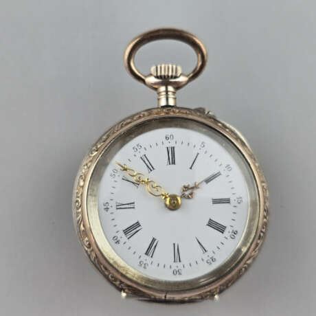 Damen-/ Anhängeuhr - Silber 800/000, deutsch, Reic… - Foto 1