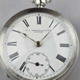 Englische Silbertaschenuhr - Waltham Mass, Sterlin… - photo 2